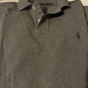 Ralph Lauren Men’s Heather Gray Short-Sleeve Polo